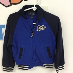 Kids Navy blue Polo Ralph Lauren jacket